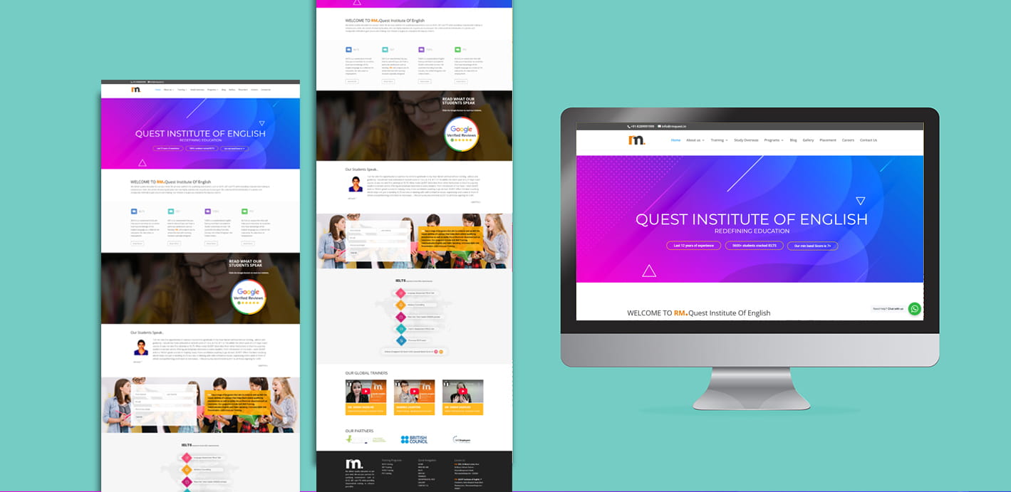Custom mobile-responsive web design for businesses in Trivandrum, Kerala by Web Traitz.