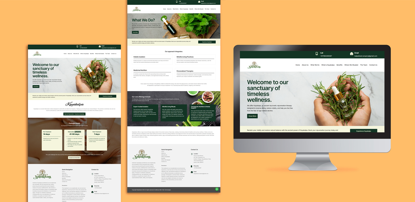 High-performance website design for healthcare clinics, hospitals near Calicut Medical College, and educational institutions in Kozhikode.